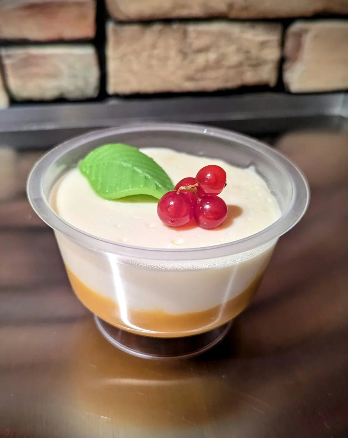 Dessert maison en verrine